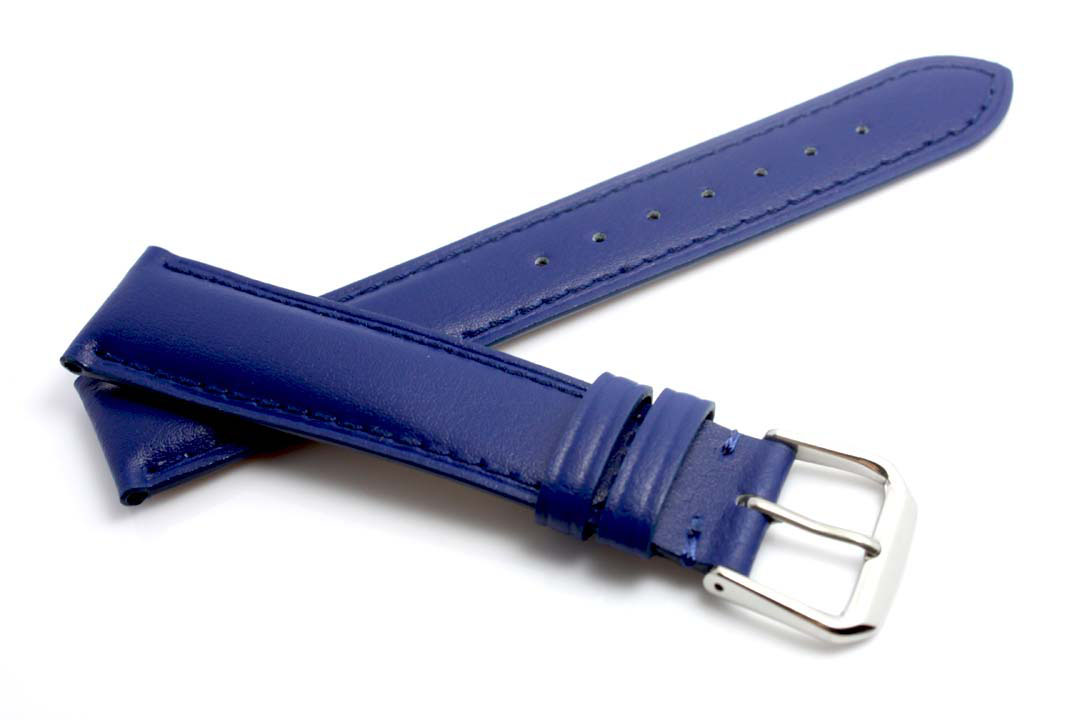 High quality Blue Calf leather strap